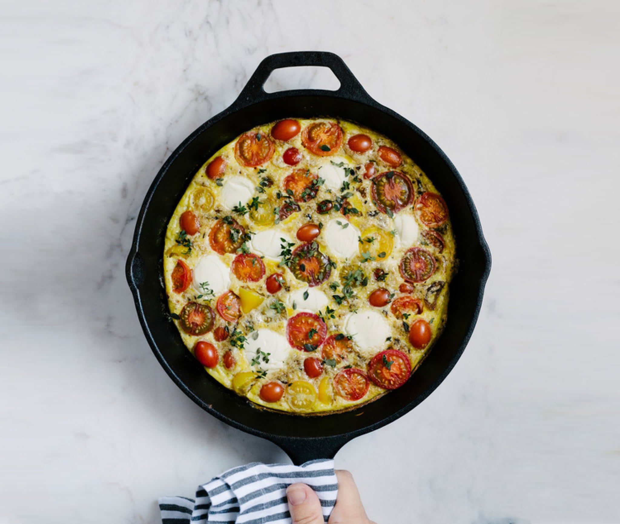 Asparagus and Tomato Frittata Recipe